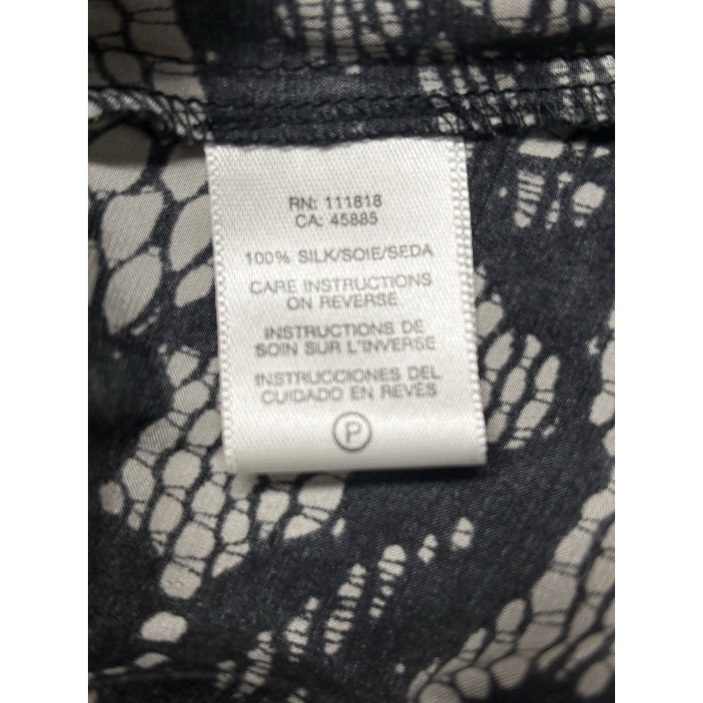 Michael Kors sleeveless halter top 100% Silk Babydoll Style Sz 10 Classic Chic - Picture 5 of 13